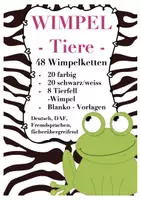 Vorschau - Poster - WIMPEL Tiere für die Grundschule - kostenlos! - Deckblatt