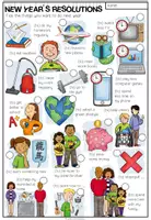 Vista previa - Unidades / Secuencias / Situaciones de Aprendizaje - NEW YEAR'S RESOLUTIONS - English Bundle (Focus: will-future) - página 3