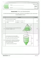 Vorschau - Klassenarbeiten - Klassenarbeit - Körper: Pyramide, Kegel, Zylinder (B) - Klasse 10 - Seite 2