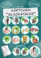 Vorschau - Unterrichtsreihen - Feriengruß Kärtchen "Glückstaler" / Silvester Neujahr - Deckblatt