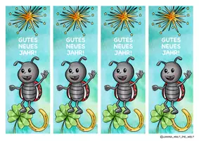 Vorschau - Spiele - Feriengruß "Wunderkerzengruß" /Neujahrswünsche Silvester - Seite 1