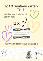 Vorschau - Bildkarten - Affirmationskarten - 12 stärkende Sprüche für jeden Tag - Deckblatt