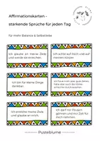 Vorschau - Mal- und Bastelvorlagen - Materialpaket: Jahresbeginn 2023 - Malvorlagen Neujahr, Kalender & Affirmationen - Seite 3