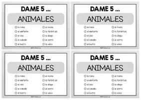Vorschau - Spiele - Dame 5 - Animales (Tiere) - Seite 2
