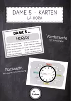 Vorschau - Spiele - Dame 5 - Hora (Uhrzeit) - Deckblatt