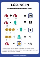 Vorschau - Arbeitsblätter - Weihnachtlicher Knobelspaß mit Bildern - Seite 3