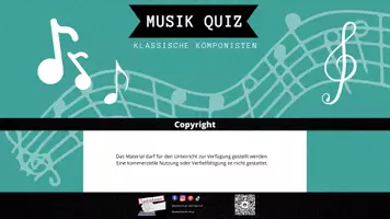 Vorschau - Spiele - Musik Quiz - klassische Komponisten - Interaktives PDF - Seite 1