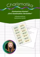Vorschau - Spiele - Spielerisch Esssituationen entdecken mit Pantomime Karten - Deckblatt