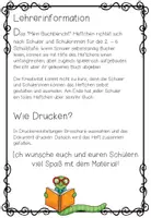 Vorschau - Spiele - Buchbericht Vorlagenheft (Heftchen zum Verfassen eines Buchberichts) - Seite 1
