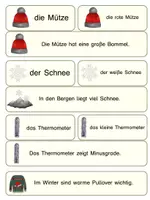 Vorschau - Arbeitsblätter - Laufdiktat | Abschreiben | Winter - Seite 2