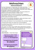 Vorschau - Arbeitsblätter - Weihnachten - Arbeitsblatt und Textblatt im Sketchnotes-Stil - Seite 1