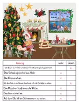 Vorschau - Arbeitsblätter - Bildbeschreibung Weihnachten DaF - Seite 2