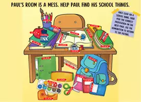Vorschau - Arbeitsblätter - SCHOOL THINGS (Materialpaket) - Seite 1