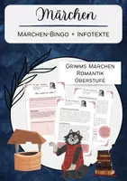 Vorschau - Arbeitsblätter - Crashkurs Märchen - Märchen-Bingo + 4 Infotexte / Kl. 10-13 - Deckblatt