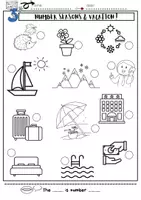 Vorschau - Arbeitsblätter - Englisch Arbeitsblätter: Seasons & Vacation - Seite 3
