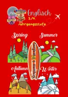 Vorschau - Arbeitsblätter - Englisch Arbeitsblätter: Seasons & Vacation - Deckblatt