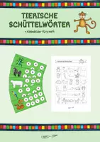 Vorschau - Arbeitsblätter - Tierische Schüttelwörter für Klasse 1 und 2 (+ Klebebilder fürs Heft) - Deckblatt