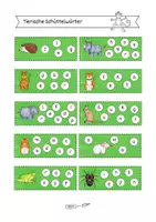 Vorschau - Arbeitsblätter - Tierische Schüttelwörter für Klasse 1 und 2 (+ Klebebilder fürs Heft) - Seite 3