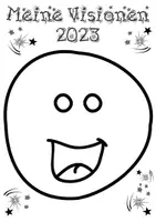 Vorschau - Mal- und Bastelvorlagen - Neujahrsvorsätze - Meine Vision für 2024 Craftivity #Silvesterknaller23 - Seite 1