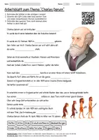 Vorschau - Arbeitsblätter - Lernposter + Arbeitsblatt "Charles Darwin" + Onlineübung & MP3 + Mindmap + Infografik - Seite 1