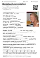 Vorschau - Arbeitsblätter - Lernposter + Arbeitsblatt "Cornelia Funke" + Onlineübung & MP3 + Mindmap + Infografik - Seite 1