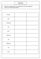Vorschau - Stationenlernen - Comparison of adjectives - Klett Zuordnung - 2-fach differenziert - Steigerung von Adjektiven - Seite 1