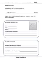 Vorschau - Arbeitsblätter - Quellen der Geschichte - Arbeitsblätter mit Lösungen - Deckblatt