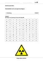 Vorschau - Arbeitsblätter - Geiger-Müller-Zählrohr - Arbeitsblätter mit Lösungen - Deckblatt