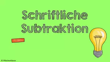 Vorschau - Arbeitsblätter - Digitale Einführung der schriftlichen Subtraktion mit ABs - Seite 1