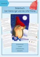 Vorschau - Stundenentwürfe - Bilderbuchstunde zu "Der kleine Igel und die rote Mütze" - Deckblatt