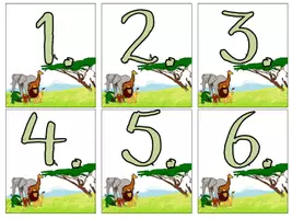 Vorschau - Präsentationen/Tafelbilder - Tafelkalender #Safariklasse hell - Seite 1