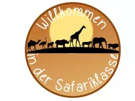 Vorschau - Bildkarten - Türschilder Willkommenskärtchen Willkommensgruß #Safariklasse - Seite 1