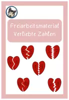 Vorschau - Arbeitsblätter - Materialpaket Verliebte Zahlen - Seite 1