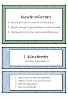 Vorschau - Präsentationen/Tafelbilder - Kunstkonferenz zur gegenseitigen Beratung - Seite 3