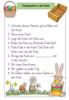 Vorschau - Mal- und Bastelvorlagen - Anleitung: Ostergarten in der Kiste - Seite 2
