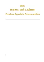 Vorschau - Stundenentwürfe - Englisch: Einstieg in die weiterführende Schule - Seite 1