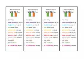 Vorschau - Anderer Materialtyp - Bookmark Give me 3 Ireland - Deckblatt