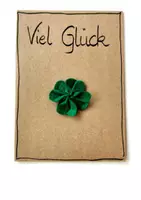 Vorschau - Mal- und Bastelvorlagen - Kleeblatt aus Filz Glück - WG Werken und Gestalten Kunst - Deckblatt