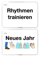 Vorschau - Stundenentwürfe - Musik 🎵 Bodypercussion ✋🏼 Rhythmus trainieren NEUES JAHR 🍀 Rhythmus Klatschübungen • Rhythmusbausteine - Seite 3