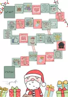 Vista previa - Juegos / Gamificación - Tablero navideño: aprende sobre la Navidad y tus compis - página 2