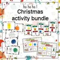 Aperçu - Jeux - Anglais : Christmas activity bundle - The British Fox - Page de couverture
