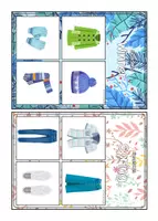 Aperçu - Jeux - Anglais - Clothes and Seasons Loto - The British Fox - Page 1
