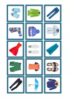 Aperçu - Jeux - Anglais - Clothes and Seasons Loto - The British Fox - Page 3