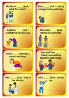 Vorschau - Bildkarten - Stop and Swap Cards Simple Past vs Present Perfect - Seite 3