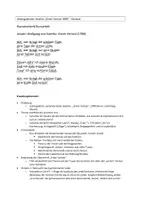 Vorschau - Arbeitsblätter - Goethe Erster Verlust Klassenarbeit Kursarbeit Klausur - Deckblatt