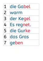 Vorschau - Arbeitsblätter - Schreibspaziergang G / g - Seite 1