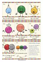 Aperçu - Jeux - Les couleurs "J'ai ... qui a ?" - Jeu français - Page 3