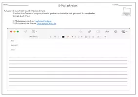 Vorschau - Arbeitsblätter - Materialpaket E-Mails-Schreiben (ABs und Tafelmaterial) - Seite 3