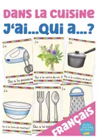 Vista previa - Juegos / Gamificación - dans la cuisine juego francés J'ai ... Qui a? - Portada