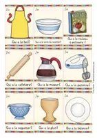 Vista previa - Juegos / Gamificación - dans la cuisine juego francés J'ai ... Qui a? - página 2